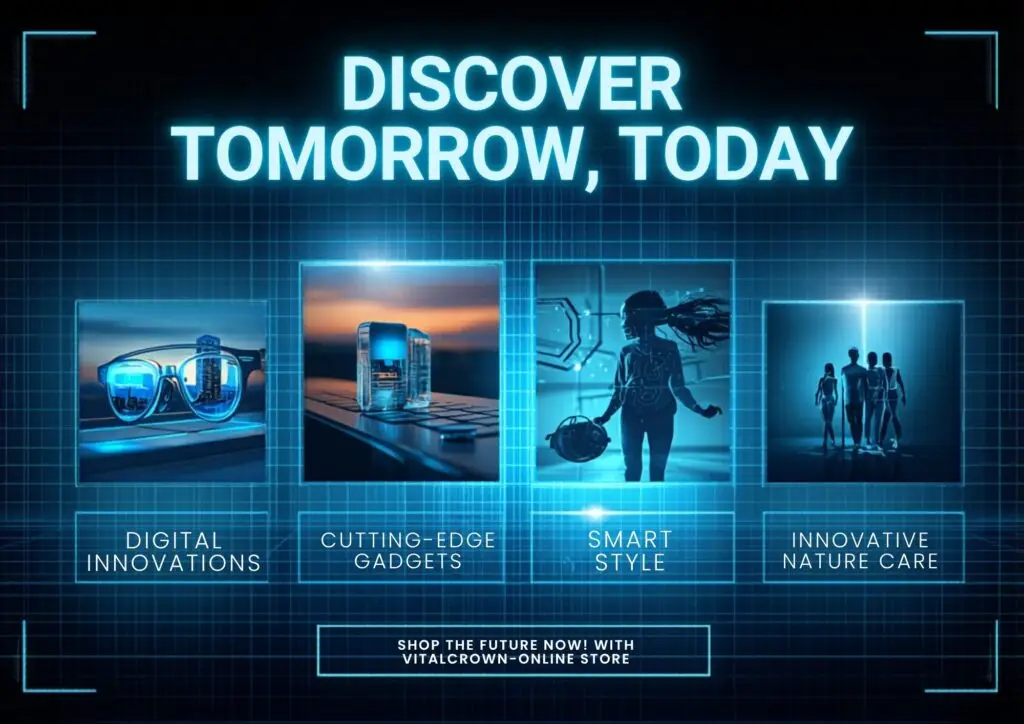 holographic technology flyer design